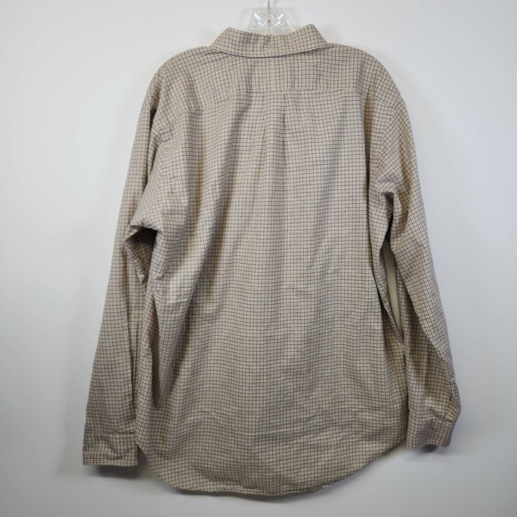 Ralph Lauren Shirt Mens Large Long Sleeve White Purple Plaid Preppy Button Down - Picture 6 of 8